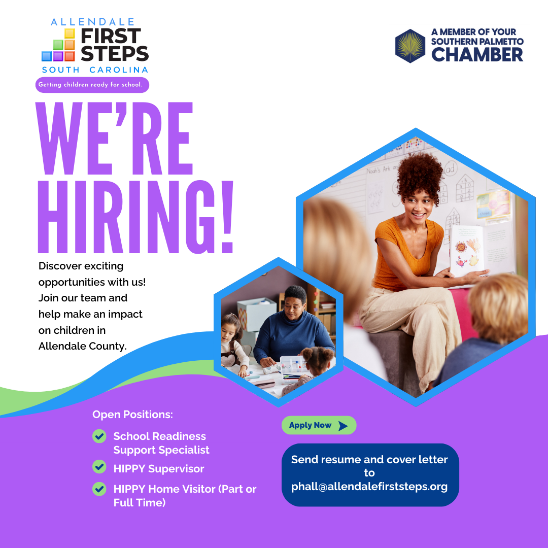 Hiring Multiple Positions at Allendale County First Steps!